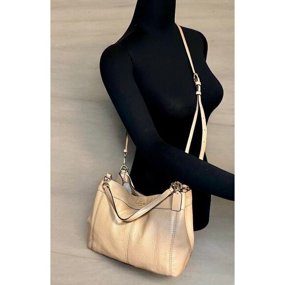 Coach F23537 Small Lexy Pebbled Leather Convertible Bag - Picture 11 of 14